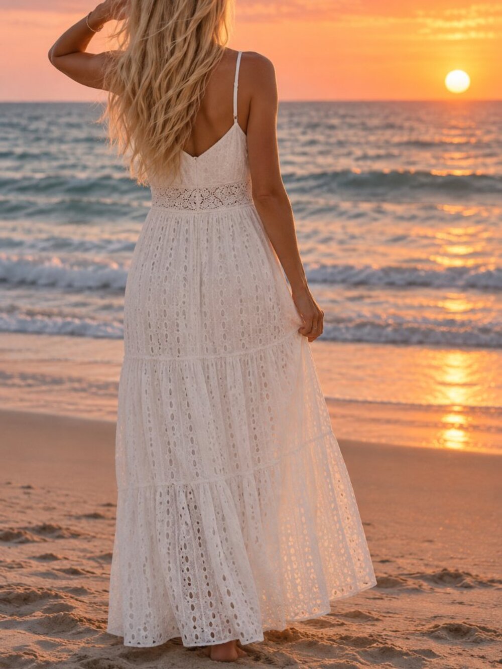 lilly pulitzer melody eyelit maxi bridal resort coastal white women's dress 10